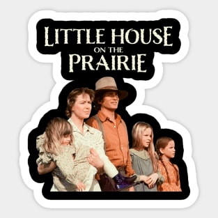 A Little House In Village On The Prairie Tv Show Series Sticker
